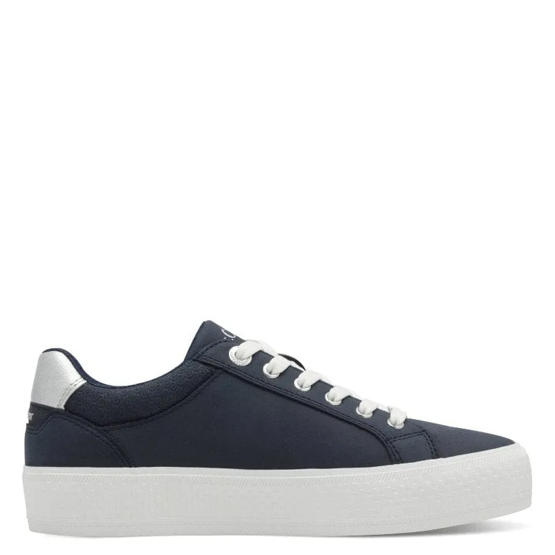 S.Oliver Womens Navy Lace-up Shoe 5-23600-42