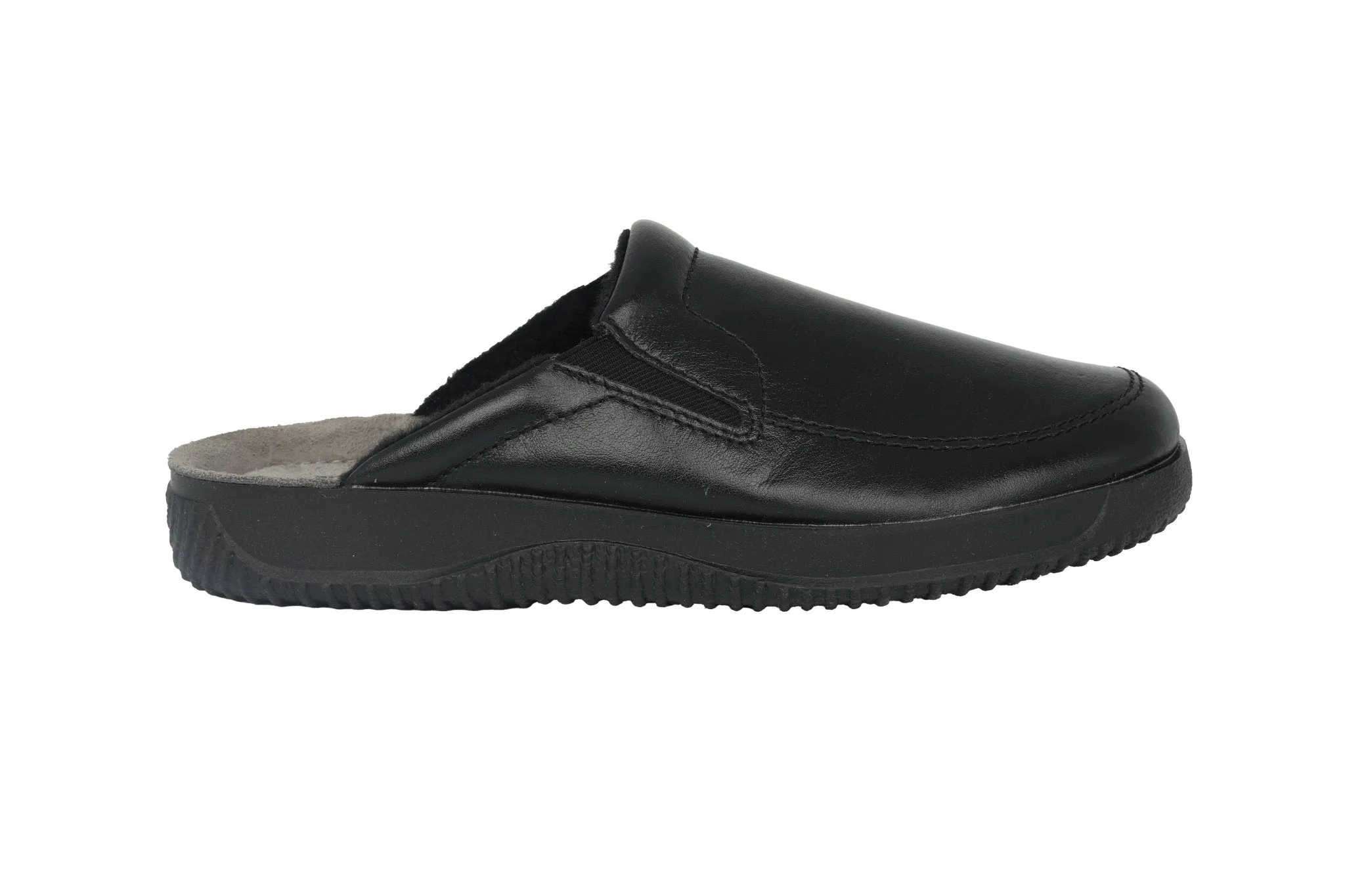 'Soltau-H' men's wide fit (H) clog - Black