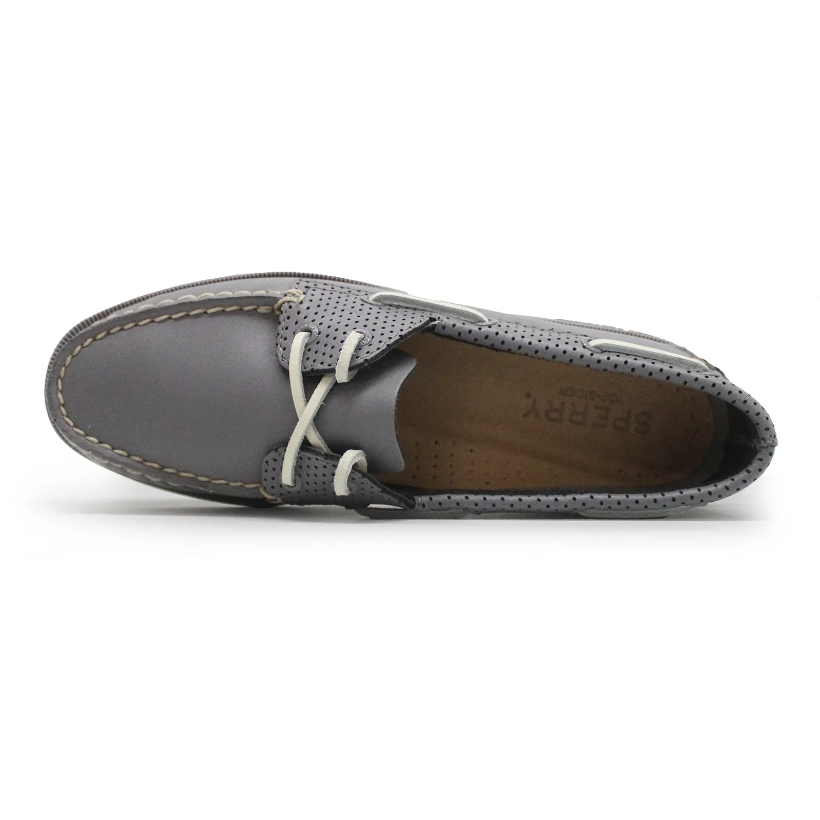Sperry Authentic Original 2-Eye Pin Perf Full Grain Leather Women's Boat Shoes