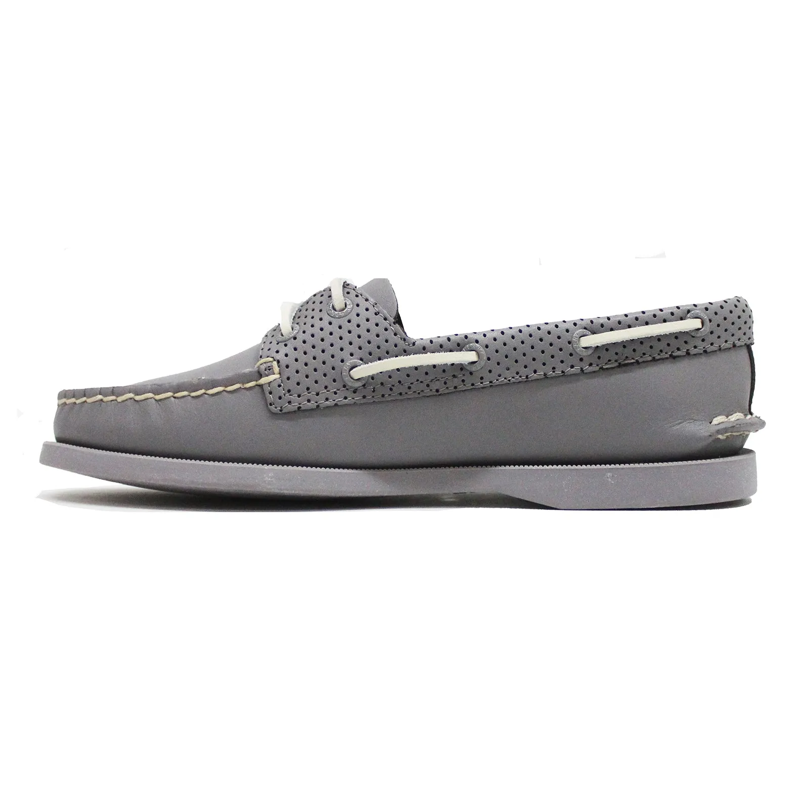 Sperry Authentic Original 2-Eye Pin Perf Full Grain Leather Women's Boat Shoes