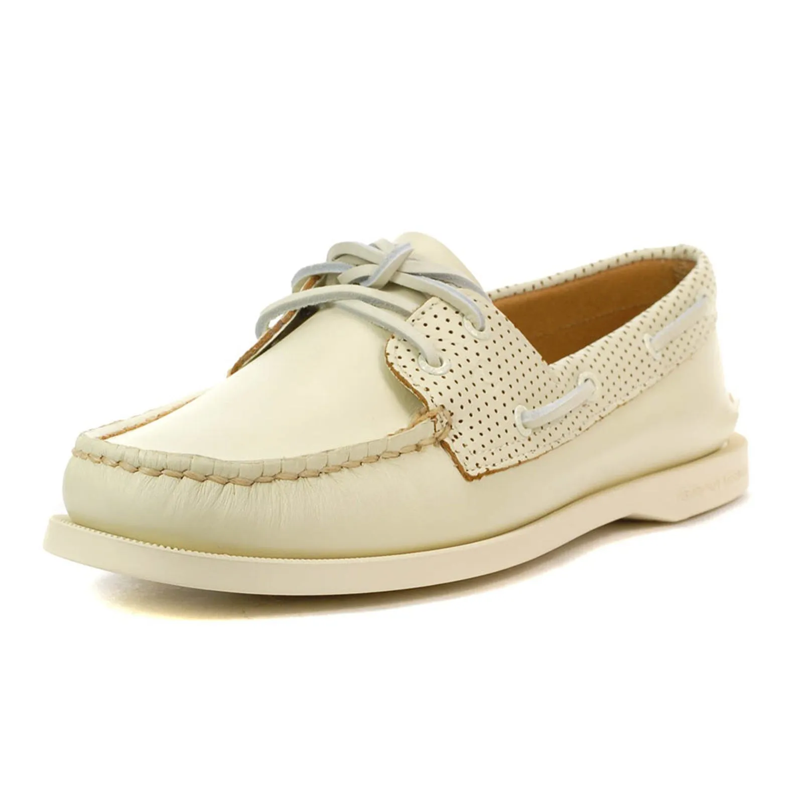 Sperry Authentic Original 2-Eye Pin Perf Full Grain Leather Women's Boat Shoes