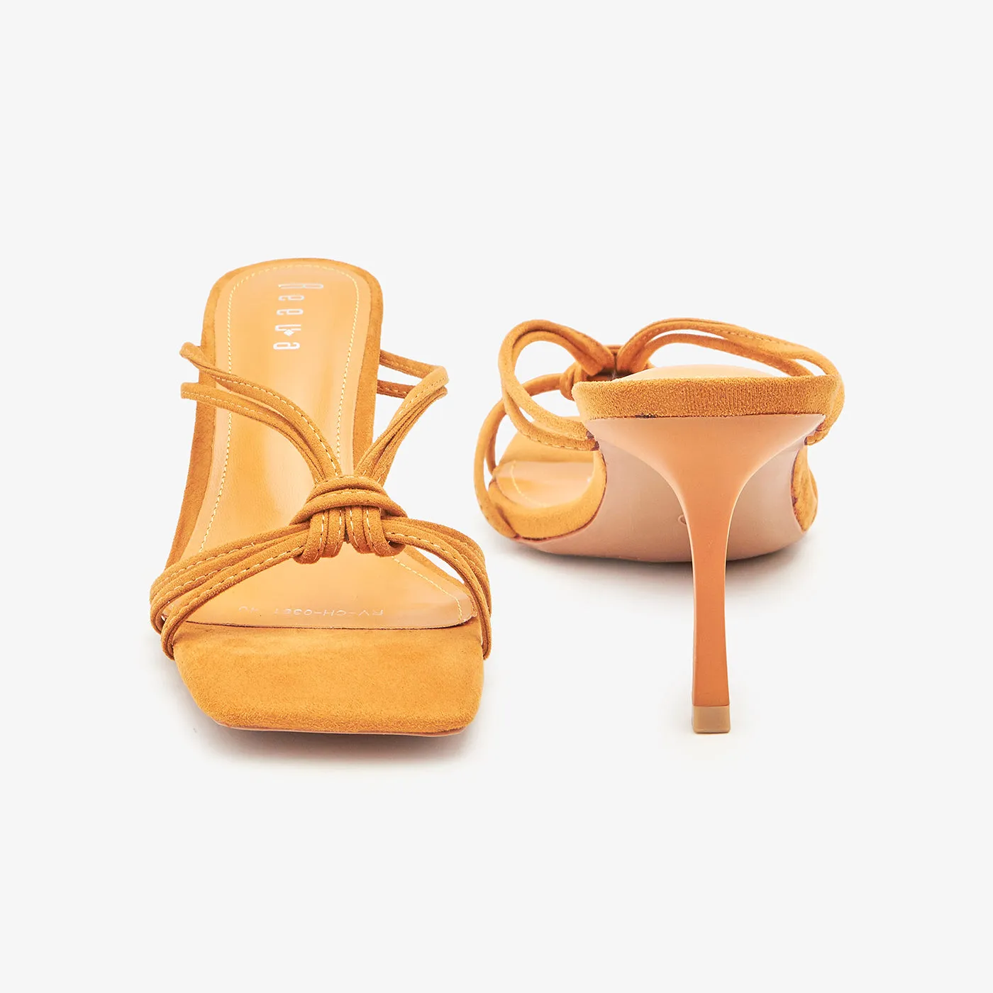 Square Toe Classic Heels