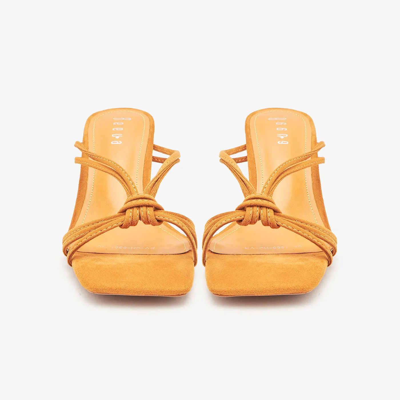 Square Toe Classic Heels