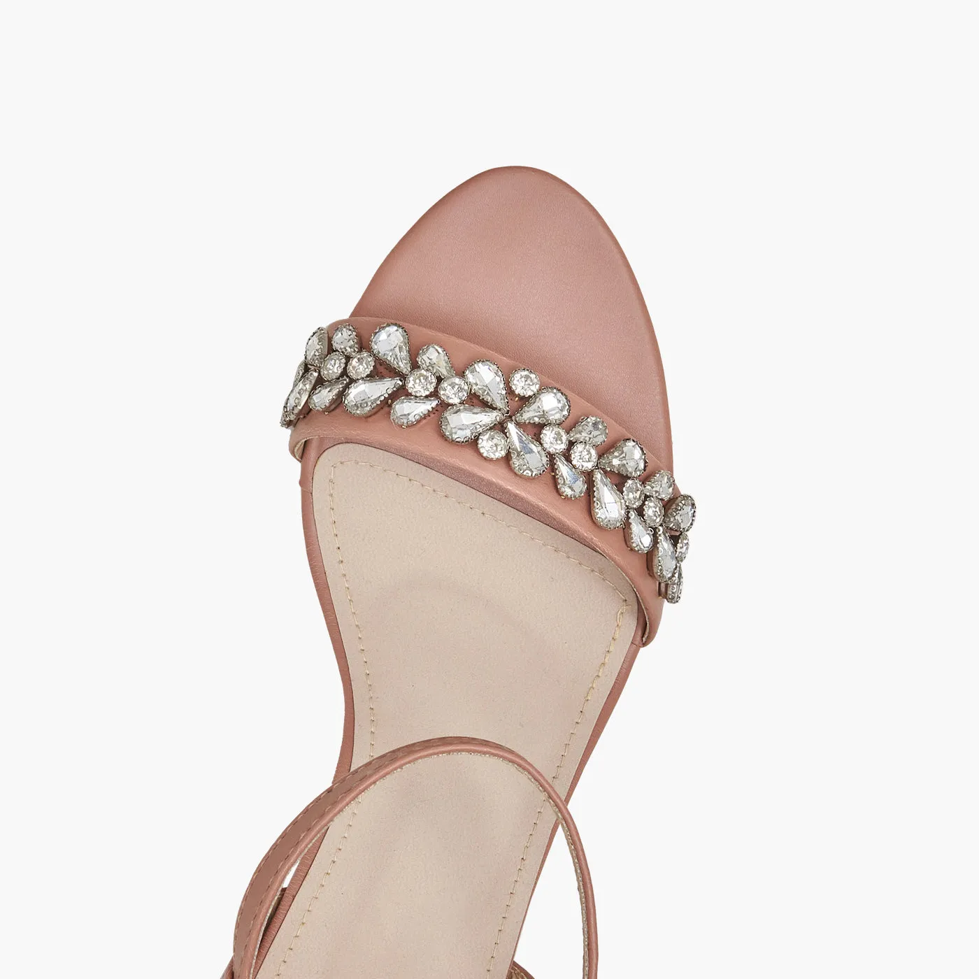 Stone Embellished Women's Heels