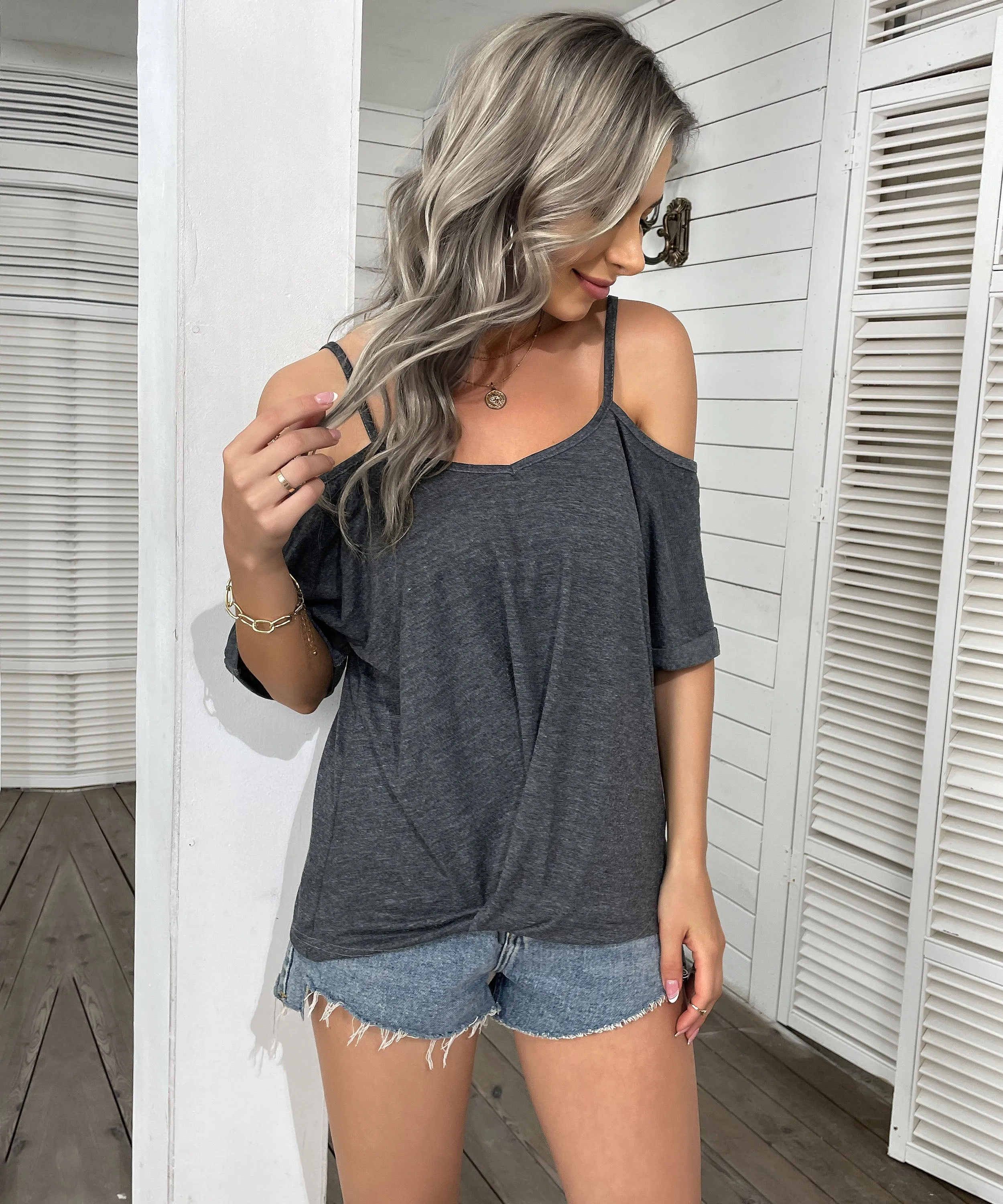 Subtle Top - Grey