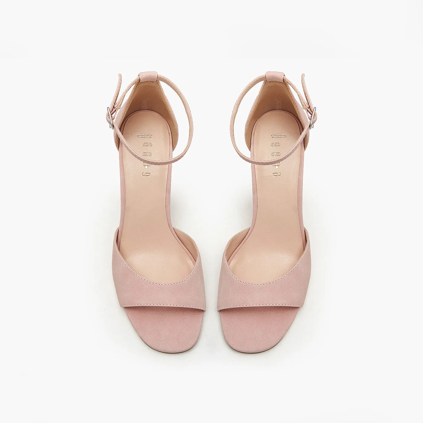 Suede High Heel Sandals