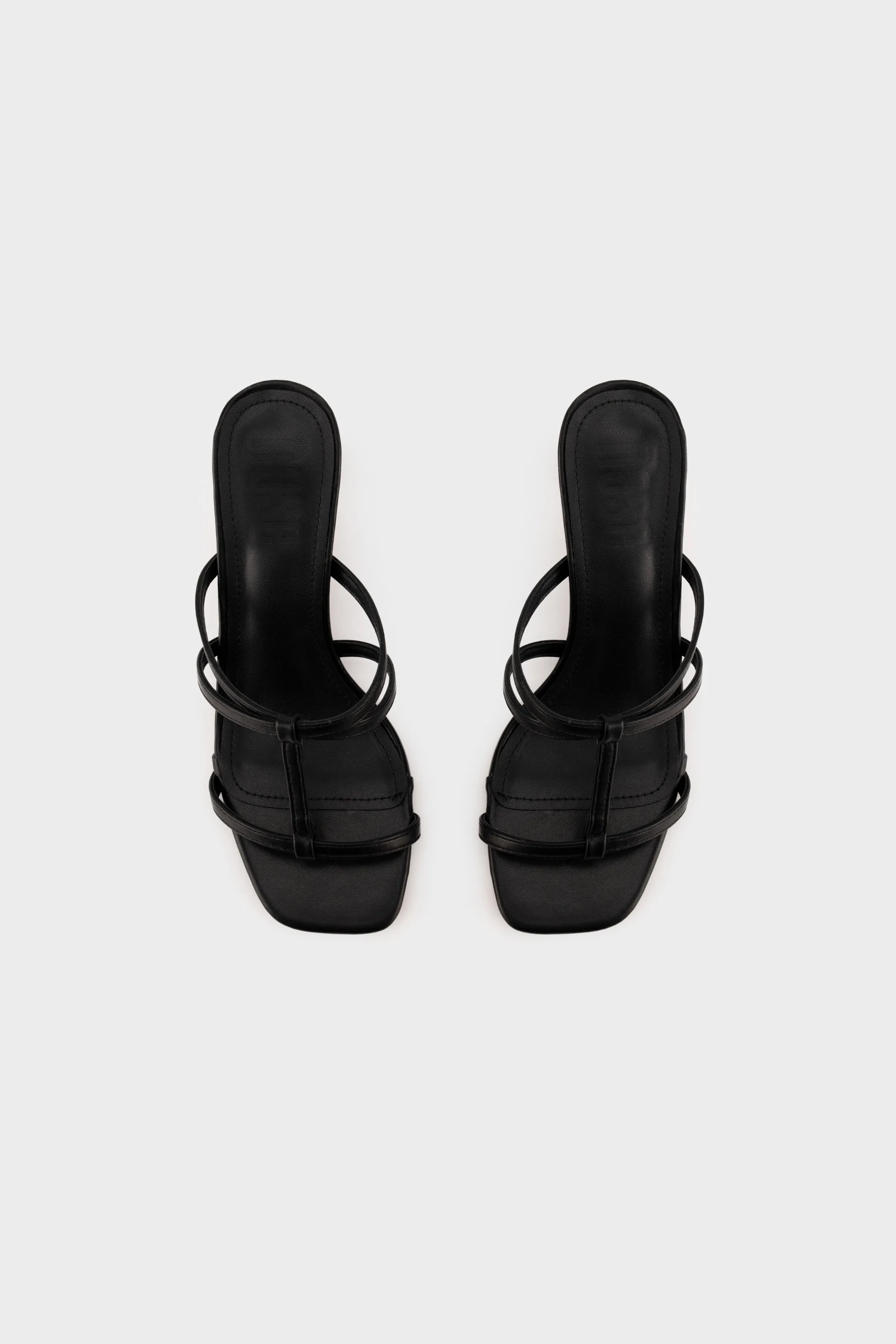 T BAR STRAP MID HEEL SLIDE