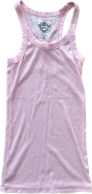 T2Love- Brush Pink Heather Tank