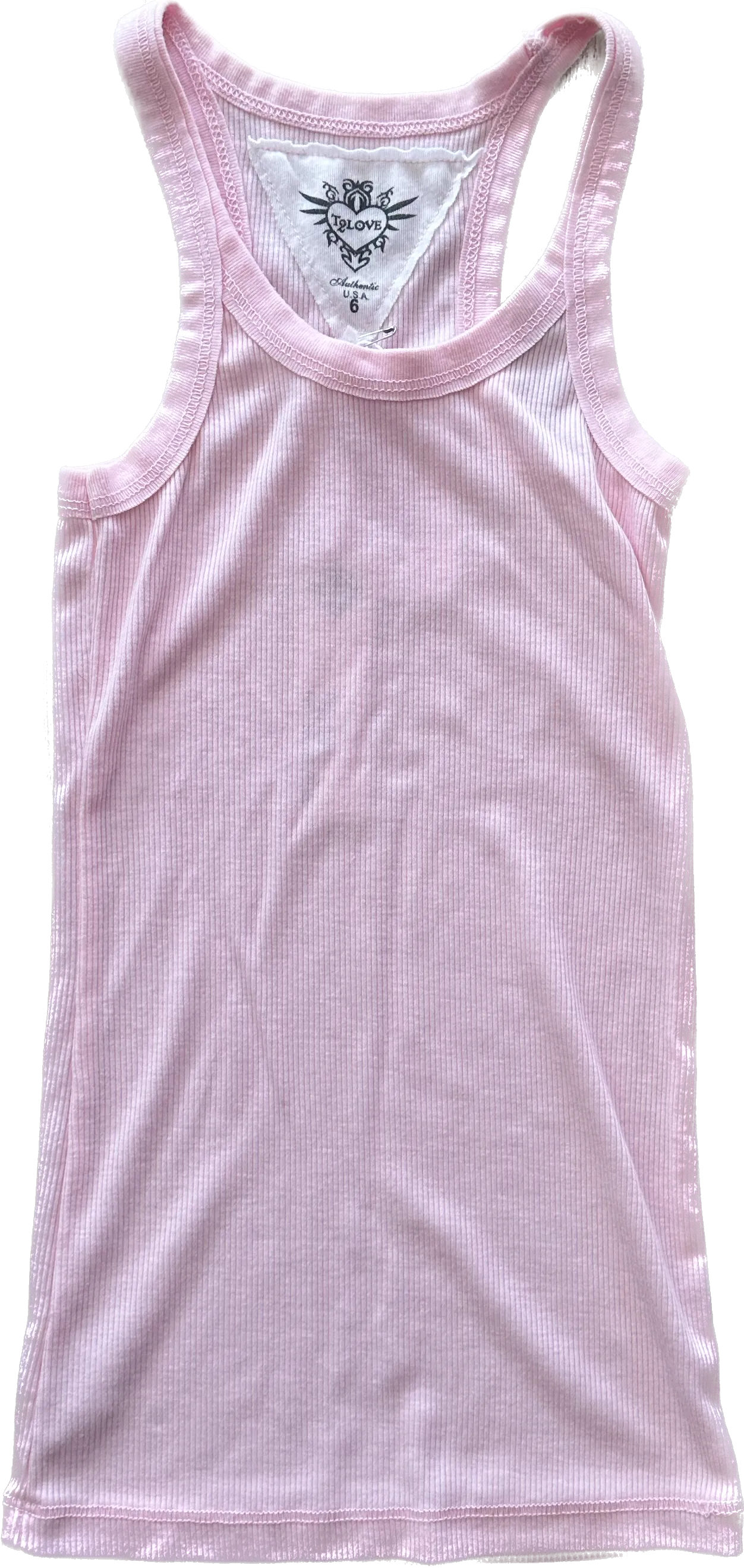 T2Love- Brush Pink Heather Tank