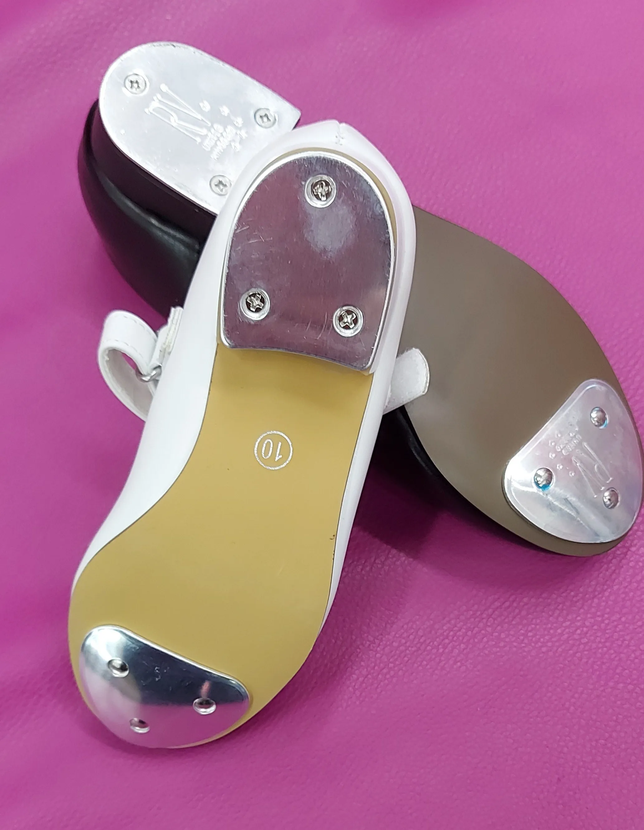 Tap Shoes Velcro Bar Fastening ,Taps on Toes & Heels,