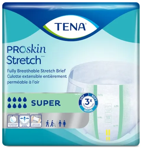 TENA® ProSkin™ Stretch Super Briefs | Fully Breathable - 67902/67903/61391