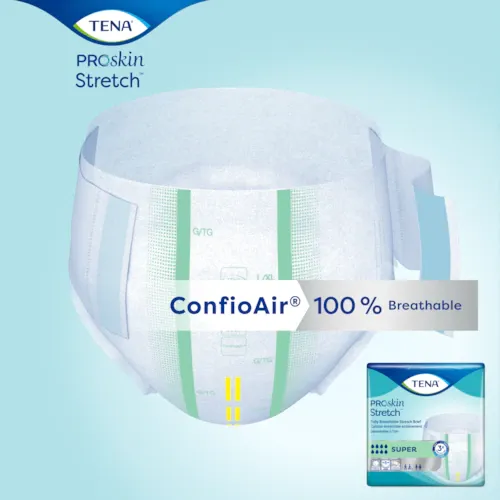 TENA® ProSkin™ Stretch Super Briefs | Fully Breathable - 67902/67903/61391