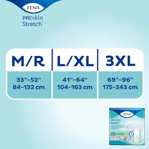 TENA® ProSkin™ Stretch Super Briefs | Fully Breathable - 67902/67903/61391