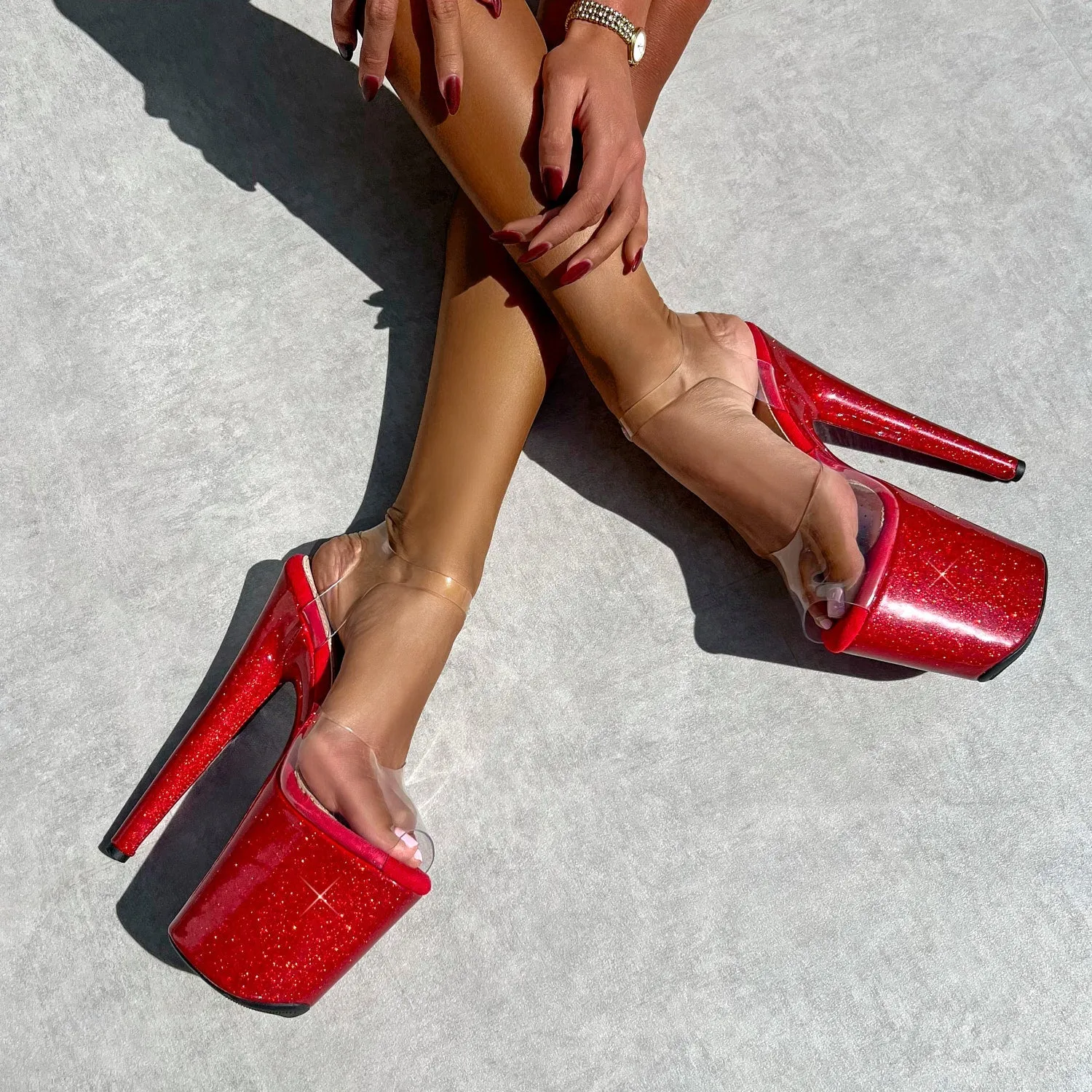 The Glitterati Classic Stiletto - Kansass - 8 INCH - New 2024 Fit
