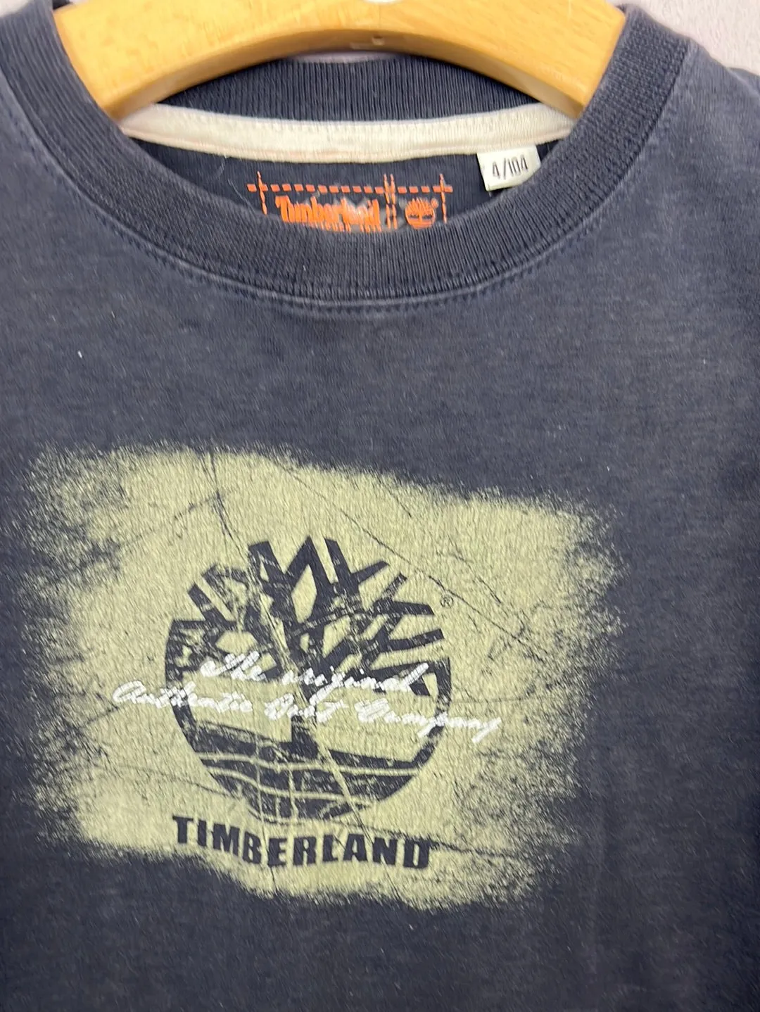Timberland Grey Long Sleeve T-shirt 4y