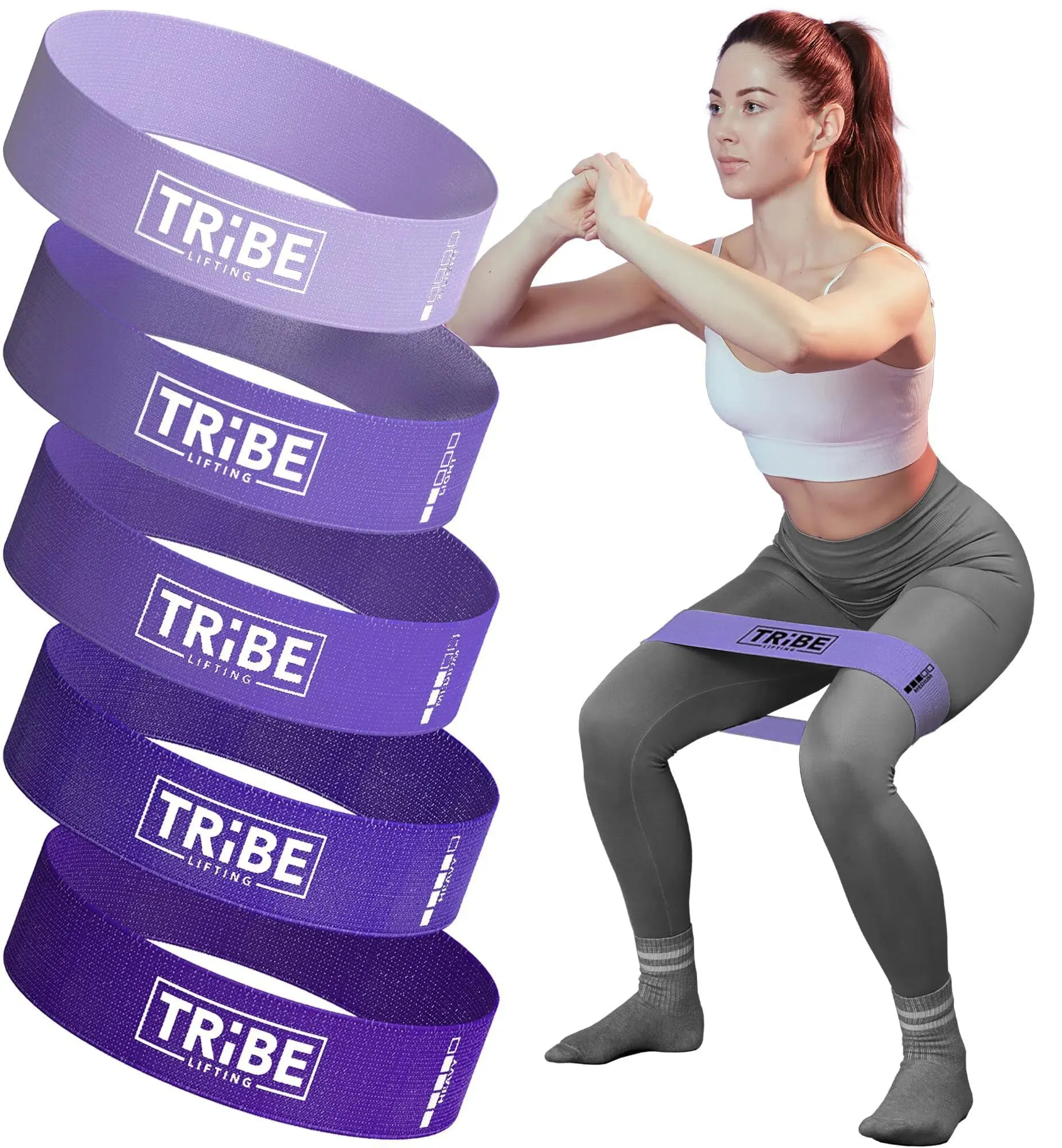 Tribe Fabric Resistance Bands for Botty Workout