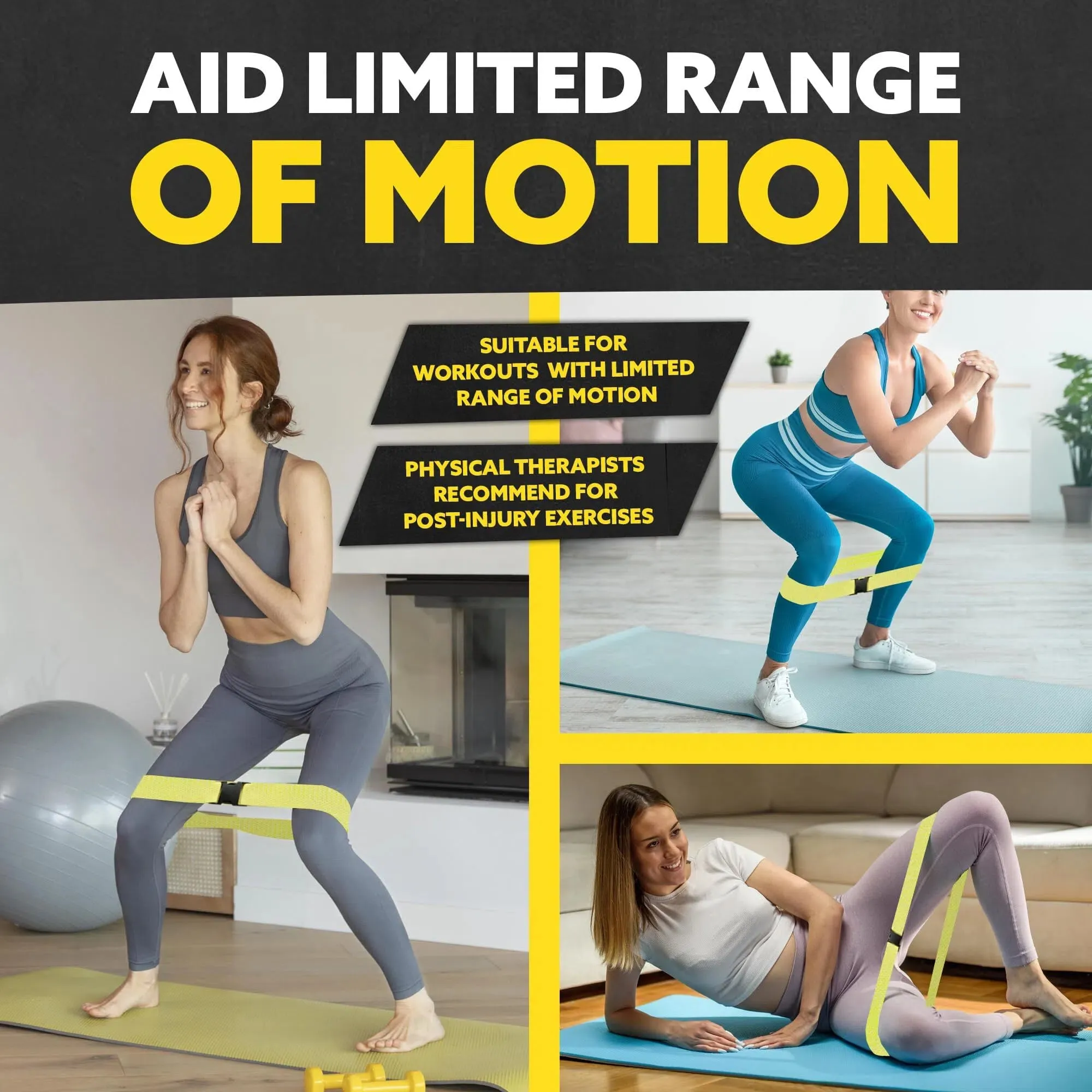 Tribe Fabric Resistance Bands for Botty Workout