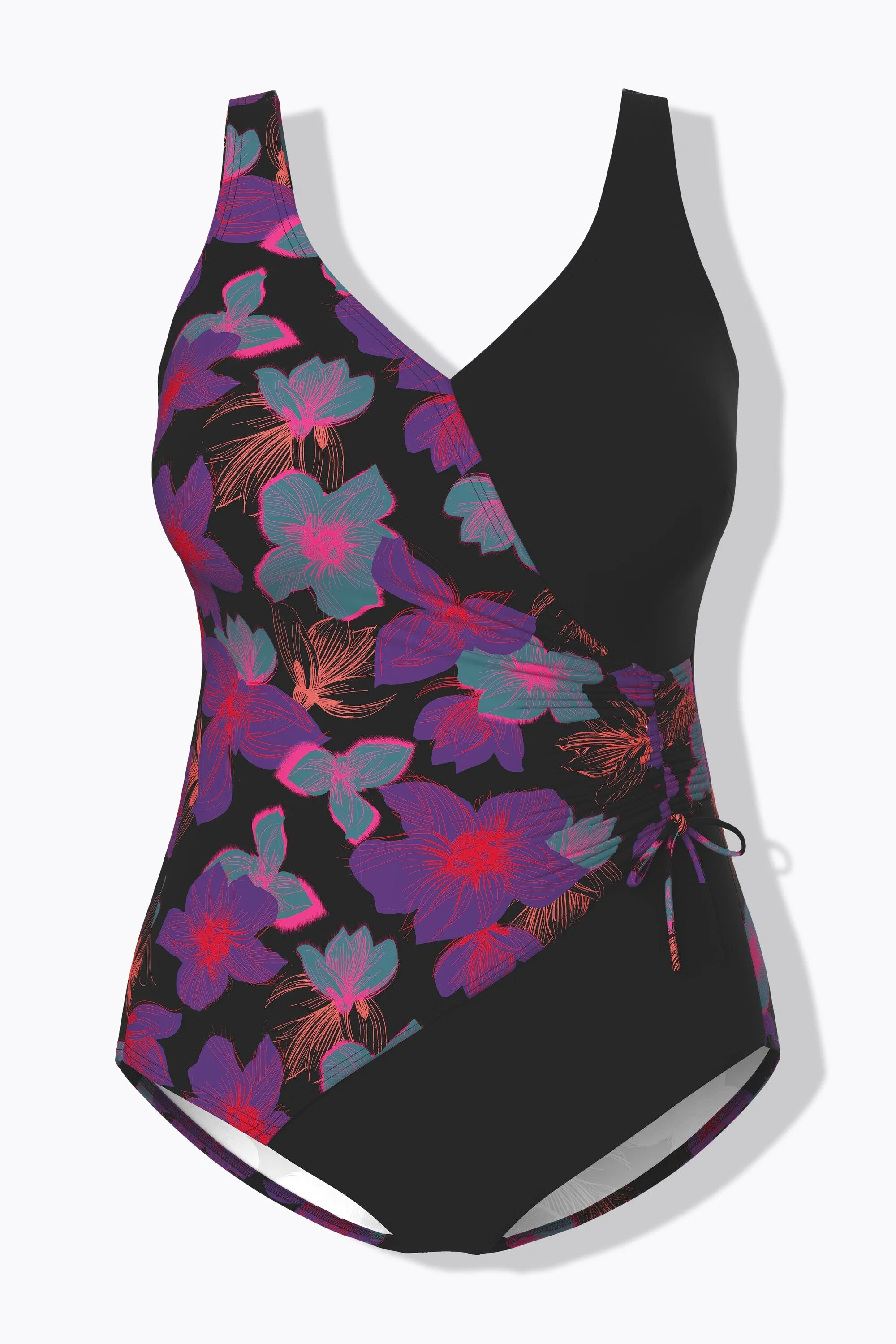 Ulla Popken Floral Swimsuit