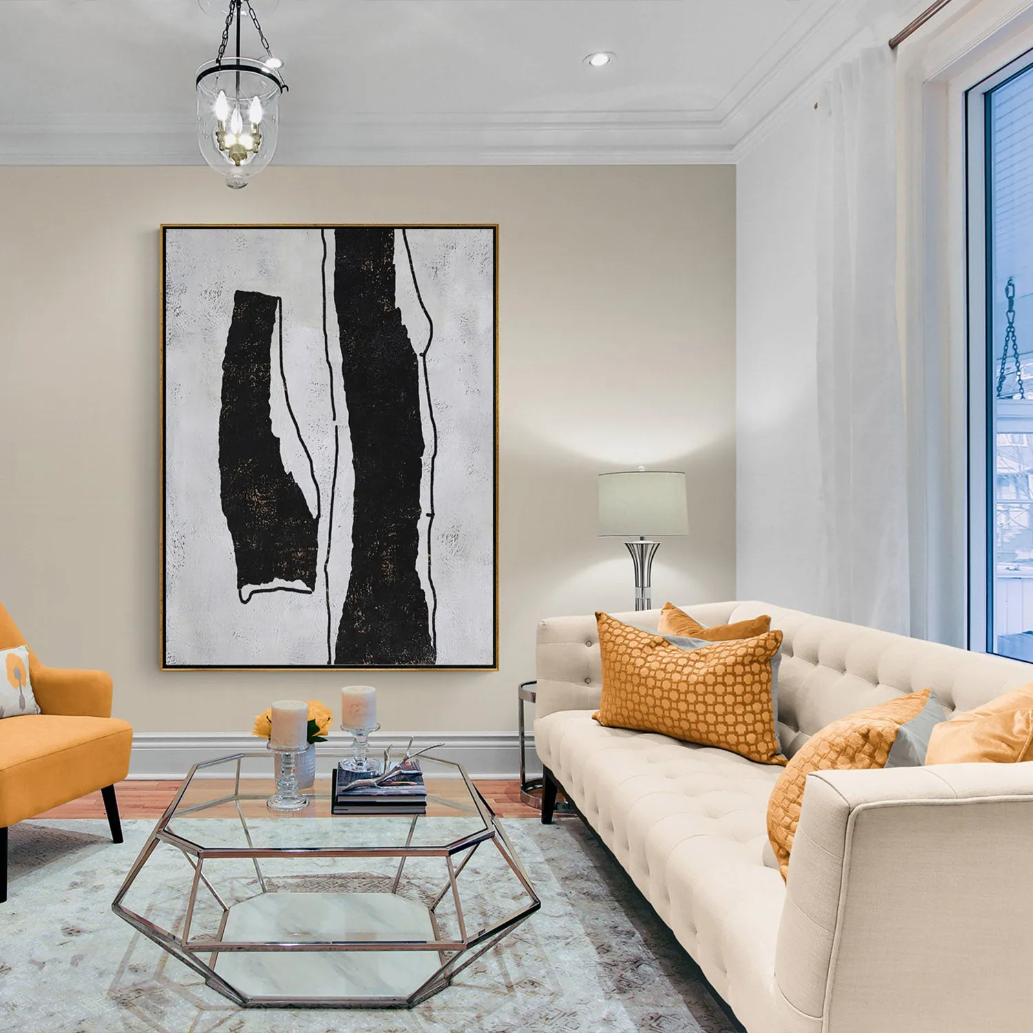 Vertical Minimal Painting H213V