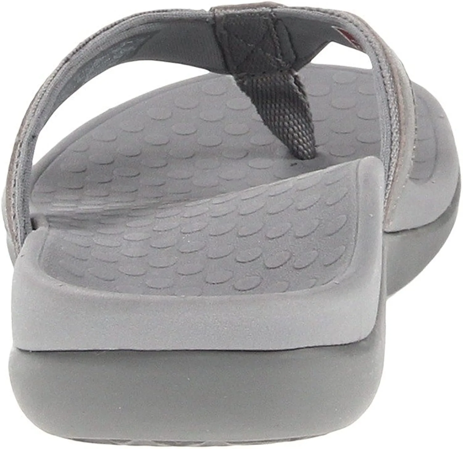 Vionic Women's Tide II Toe Post Sandal Pewter Metallic