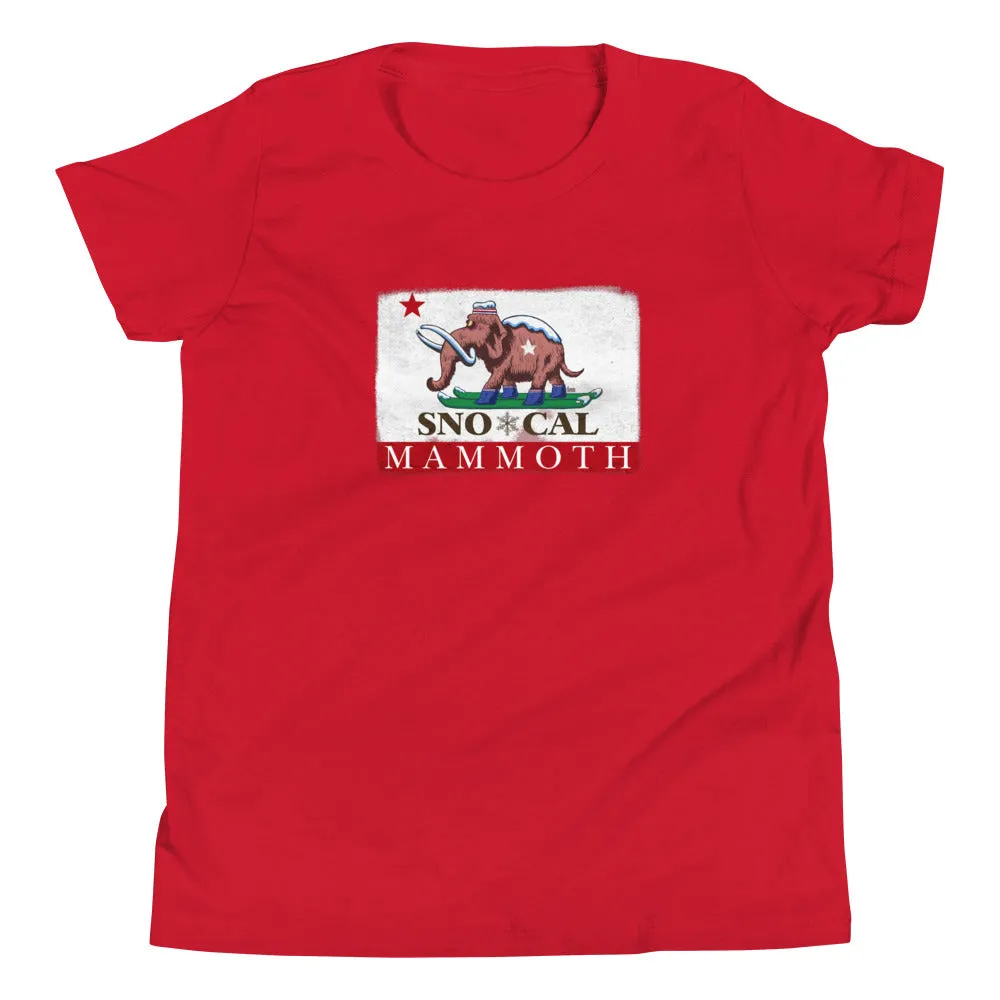 Wally the Woolly Mammoth CA Flag Kids Shirt