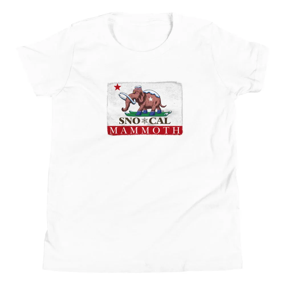 Wally the Woolly Mammoth CA Flag Kids Shirt