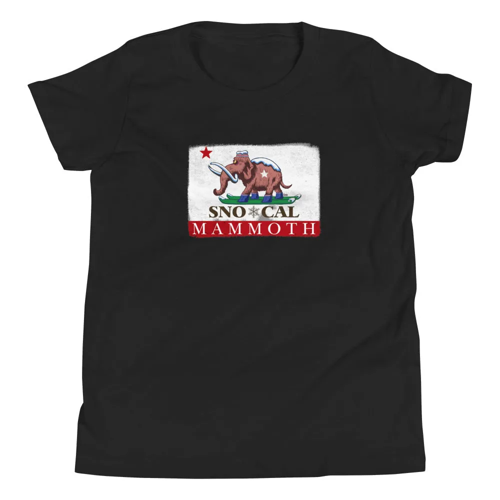 Wally the Woolly Mammoth CA Flag Kids Shirt