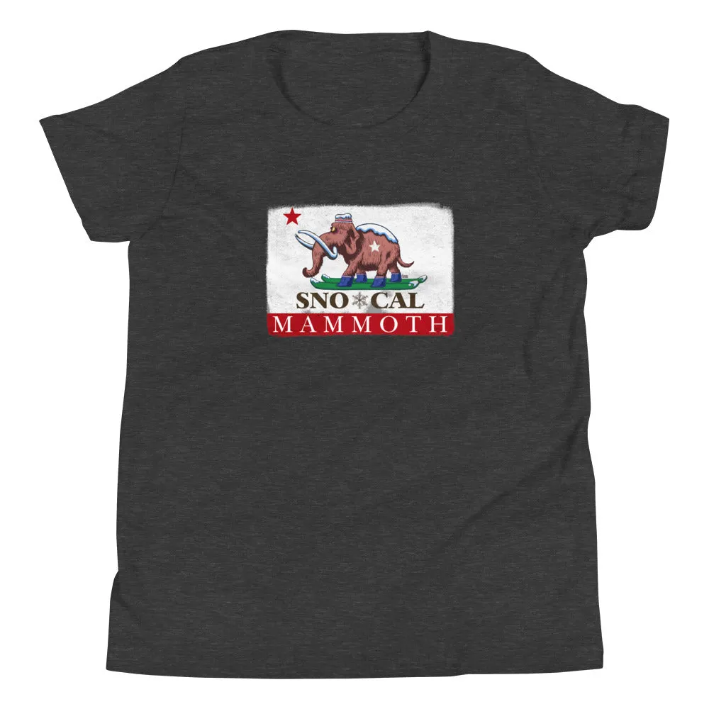 Wally the Woolly Mammoth CA Flag Kids Shirt