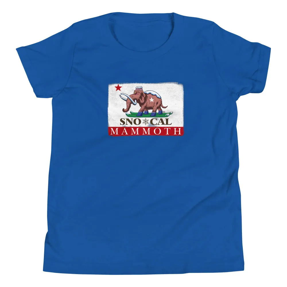 Wally the Woolly Mammoth CA Flag Kids Shirt
