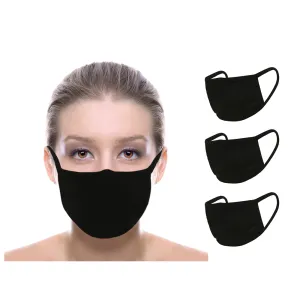 Washable Reusable Face Cover Mouth Cover, Unisex (In Stock) 3 Pack - Made In USA