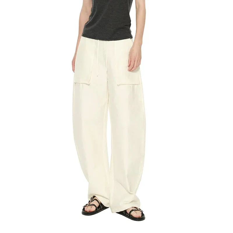 Wide-Leg Cargo Pants