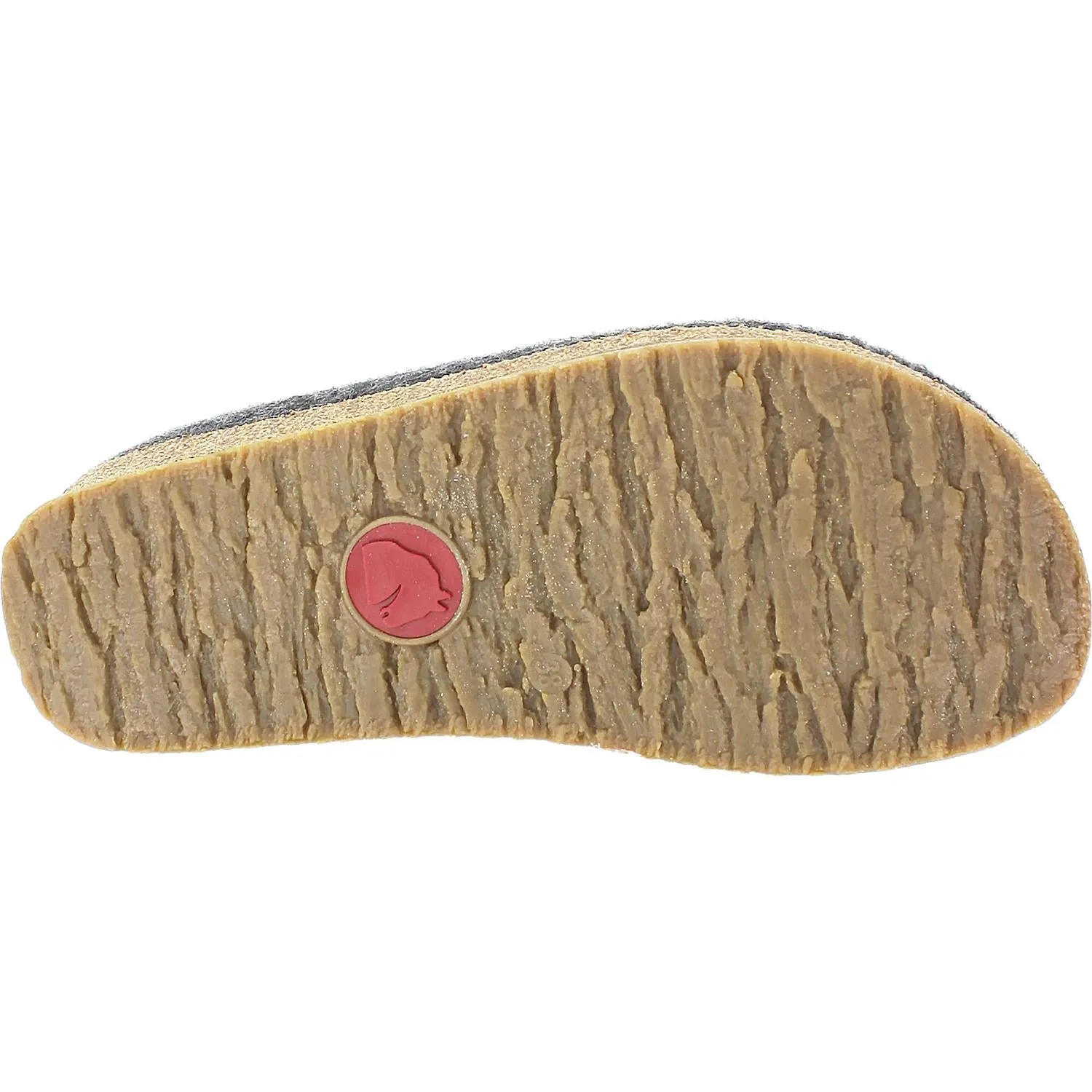 Women's Haflinger Grizzly Cuoricino Anthracite Wool Felt