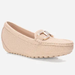 Women's "BENEDITTA" High Wedge Comfy Moccasins
