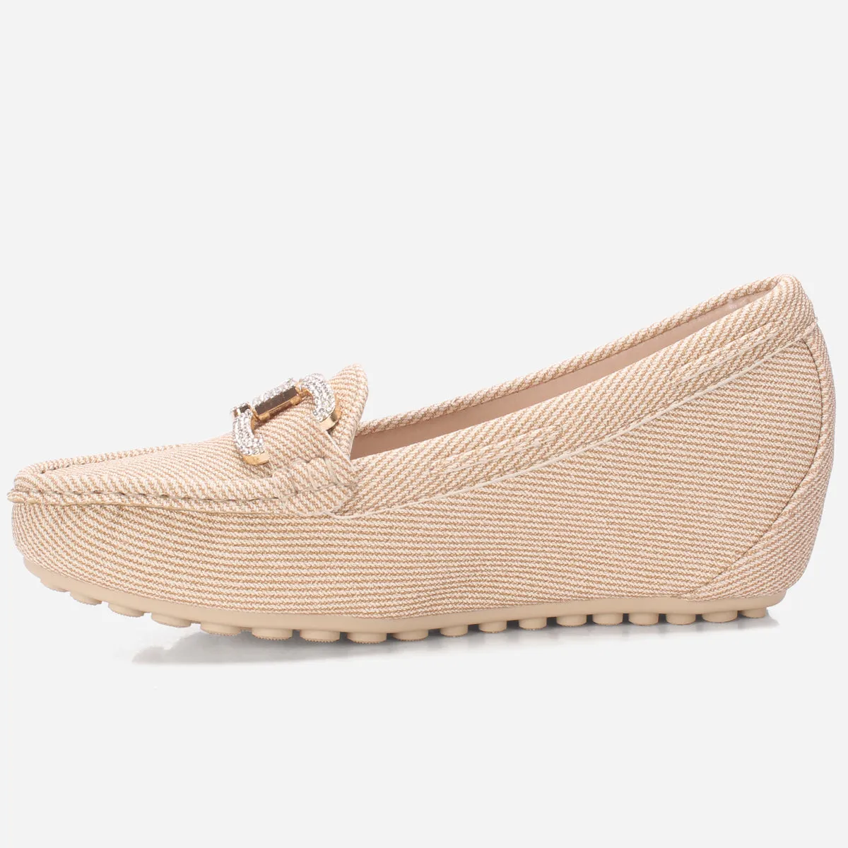Women's "BENEDITTA" High Wedge Comfy Moccasins