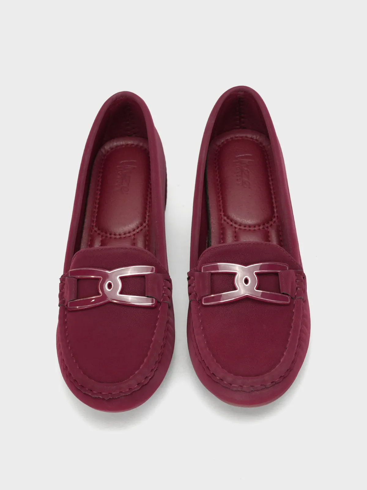 Womens "CZARINA" Comfy Wedge Moccasins