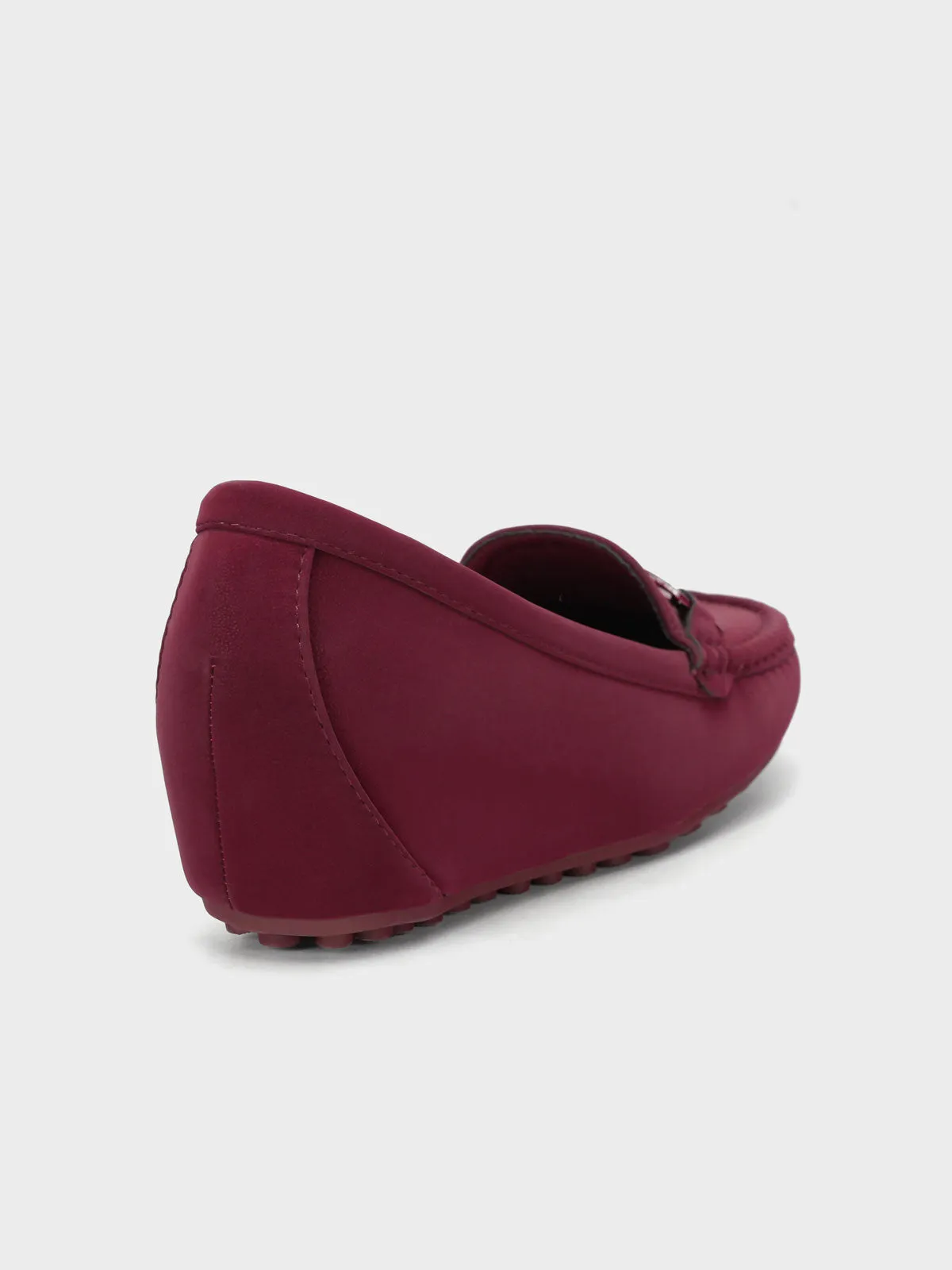 Womens "CZARINA" Comfy Wedge Moccasins