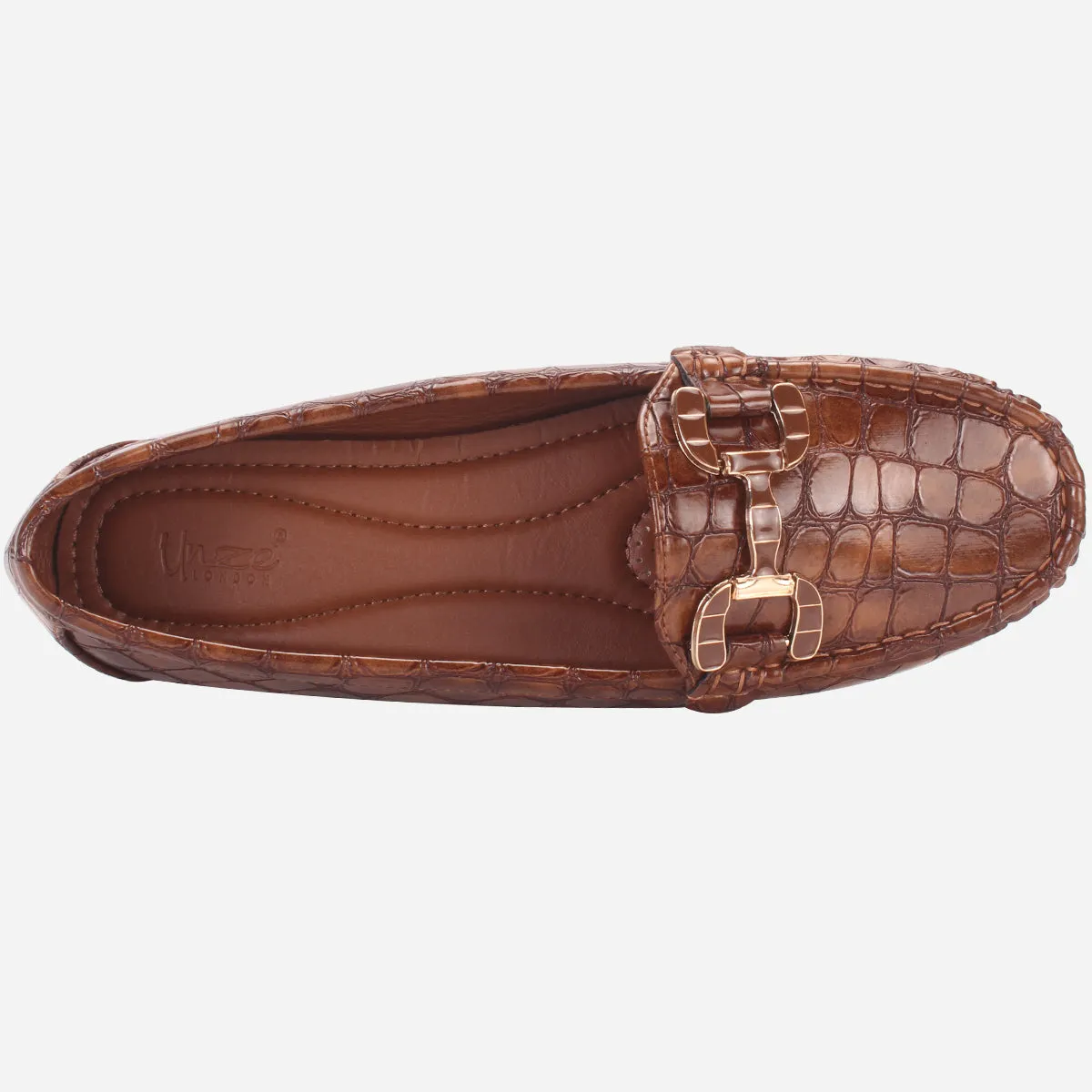Womens "MAEYRUM" Flat Comfy Slide In Moccasins