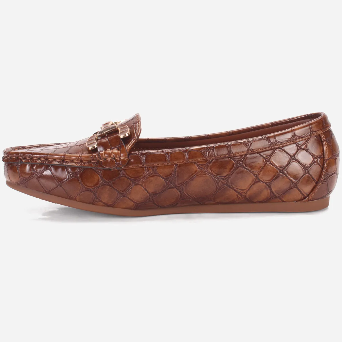 Womens "MAEYRUM" Flat Comfy Slide In Moccasins