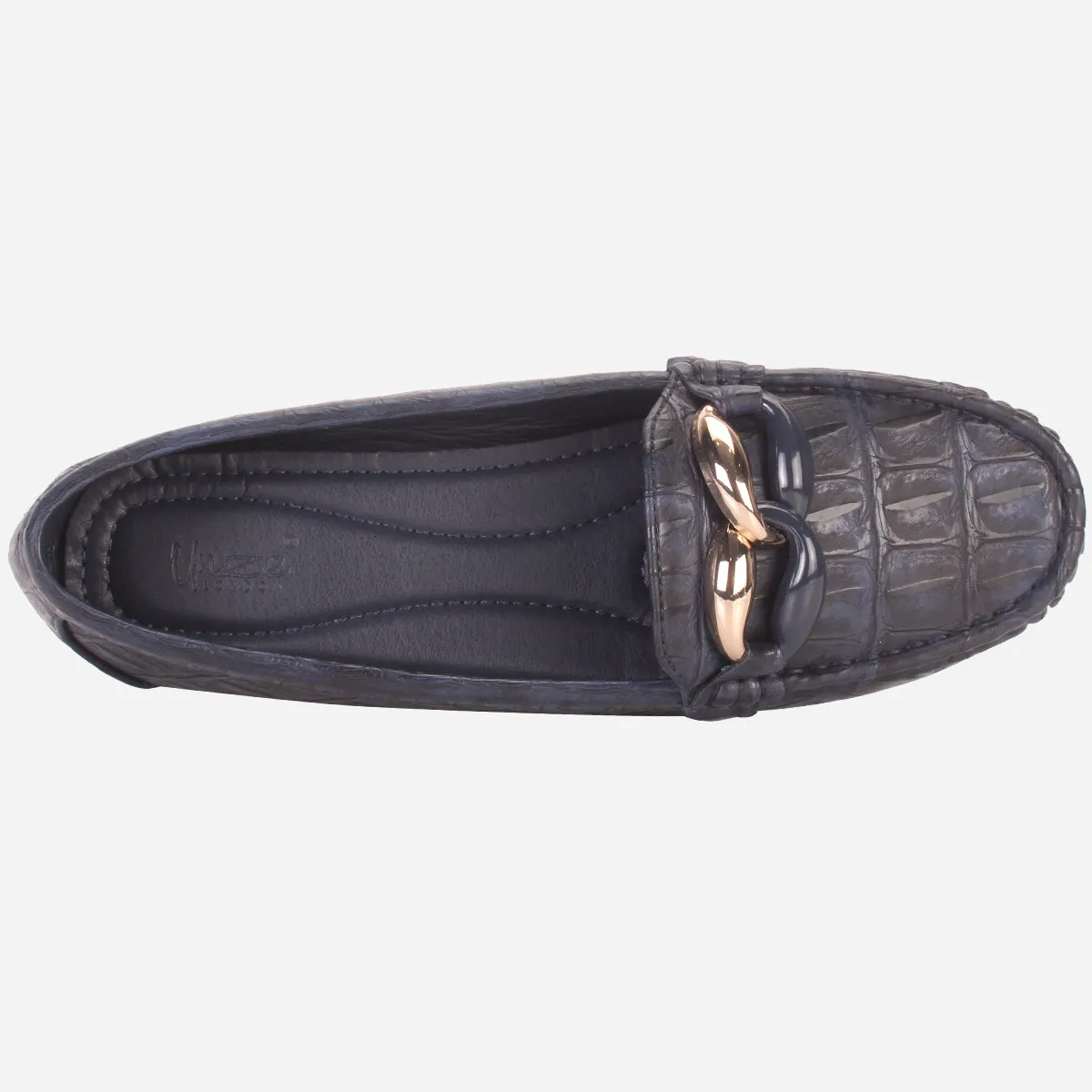 Womens "TRACEY" Flat Comfy Slide In Moccasins